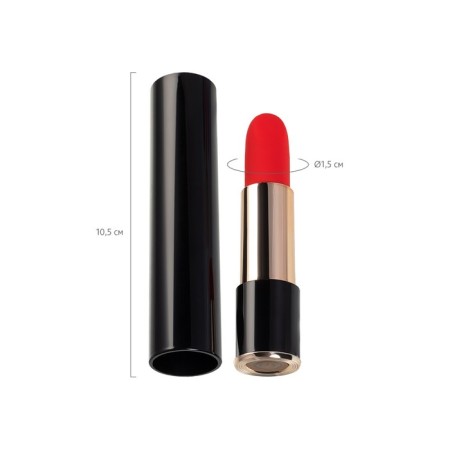 Minivibrator L’Eroina Merlo, ABS plastic, black color, 10.5 cm-9