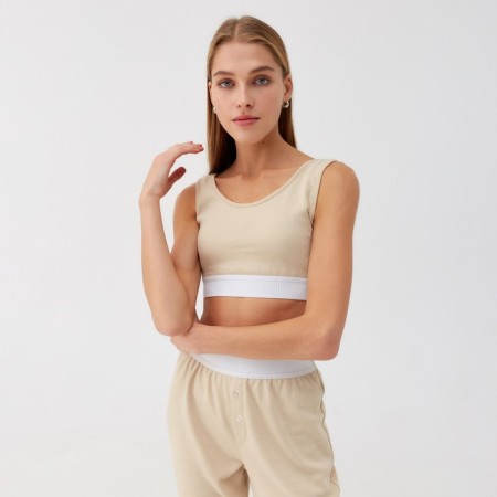 Top female minku: Home Collection Beige Color, Rr. 46