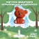 Animal figure "Jumping cubs", color mix