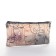 Lightning cosmetic bag, PVC, transparent/gray color