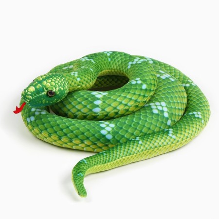 Soft toy "Snake", 40 cm/200 cm, green color-6