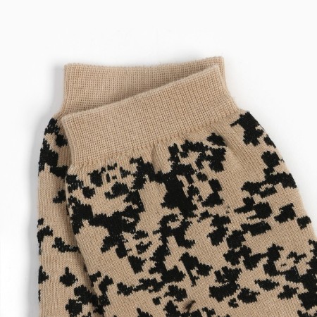 Women's socks minku "python" Beige/black color, rr 38-39 (25 cm)-1
