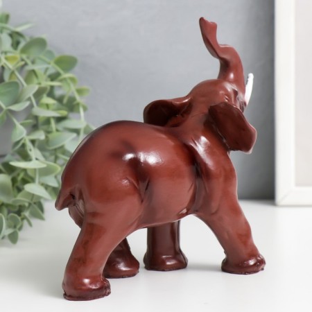 Souvenir "Elephant" under the red tree 13.5x14.5x6 cm-2