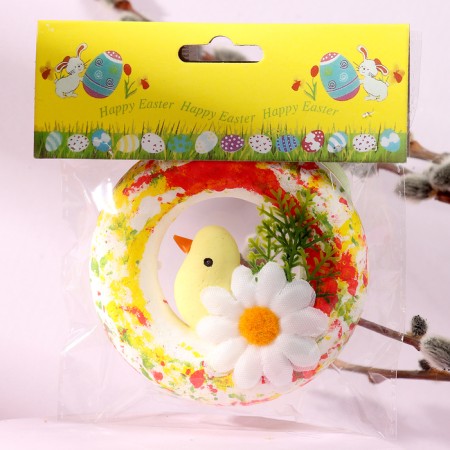 Decorative Easter suspension "chicken" 2 × 9 × 9 cm-3
