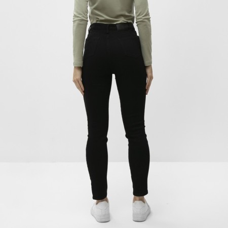 Jeans insulated female, black color, size 30 (46)-3
