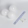 Shar Latex 5 ", pastel, set of 100 pcs., Water bombs, white color