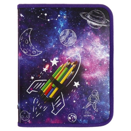 Folder for notebooks A5, 180 x 230 x 25 mm, lightning around, plastic 0.5, PM-A5-04 Calligrata "Rocket"-5