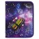 Folder for notebooks A5, 180 x 230 x 25 mm, lightning around, plastic 0.5, PM-A5-04 Calligrata "Rocket"