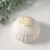 Coramics Coramics "Rose Flower" White mother of pearl 7.5x7.5x6.5 cm