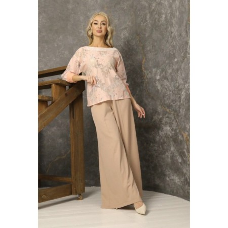 Female jumper, size 48, peach color-11
