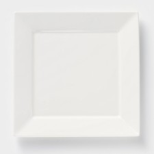 Porcelain Square Wilmax Stella, 25 × 25 cm, white color