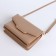 Women's bag with lightning, beige color