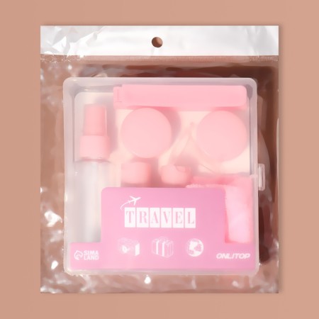Set for storage, in case, 9 objects, pink color-9