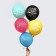 Air ball 12 "Happy Birthday!", A set of 50 pcs. Mix