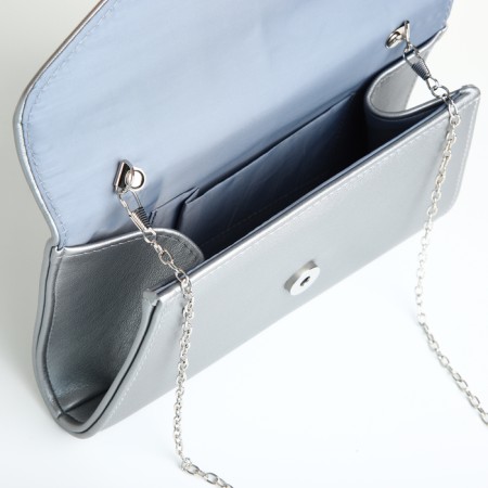 Female bag on a magnet, silver color-4