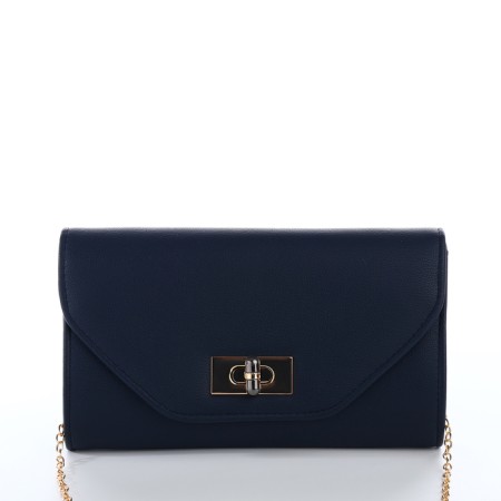 Female bag on a valve, blue color