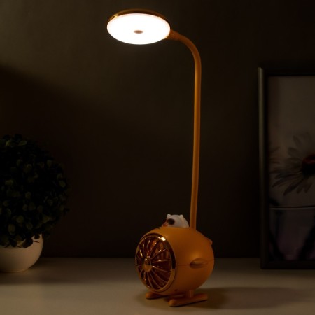 Table lamp "Bear Pilot" LED 3W USB battery orange 14.5x5x28 cm Risalux-3