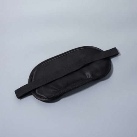 Sleep mask "perforation", 18 × 9 cm, elastic band is single, black color-2