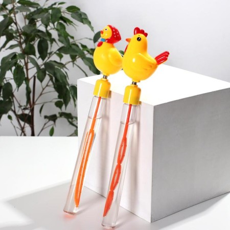 Soap bubbles "Chicken" 3x5x32 cm, mix-1