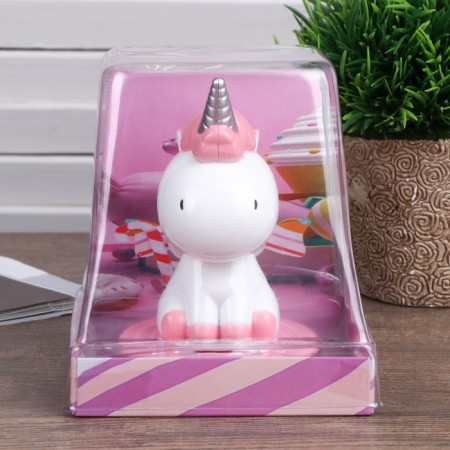 Plastic pendulum from the solar battery "Unicorns" 11x7x7 cm mix-5