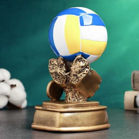 Stele "volleyball" color, 8.5x11x18cm-2