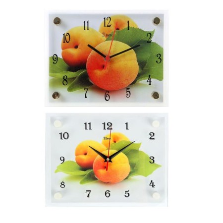 Wall clock: kitchen, "peaches", silent, 20 x 26 cm-4