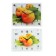 Wall clock: kitchen, "peaches", silent, 20 x 26 cm