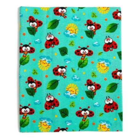 Children's flannel diaper, 75x130 cm, 100% cotton, 180 gm, mix color-1