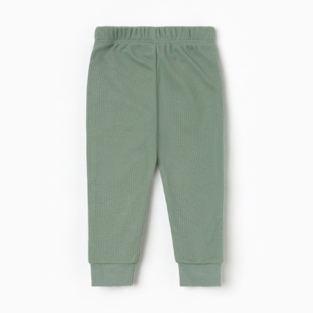 Pants children, green color, height 74 cm-3