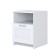 Cleat cabinet with one box "Sirius", 390 × 410 × 530 mm, white color