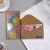 Money envelope "Be happy!" craft, embossing, boxes, 17x8 cm