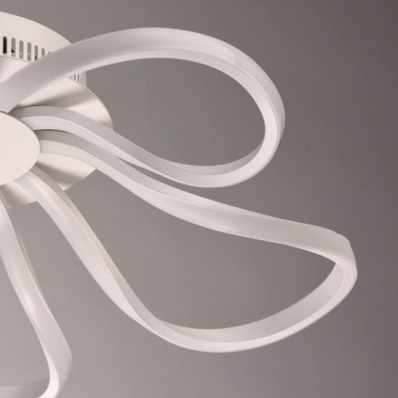 Ceiling chandelier "Aurich", 30w LED white 80x80x16 cm-2