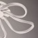 Ceiling chandelier "Aurich", 30w LED white 80x80x16 cm