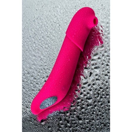 Stimulator 2 in 1, pulsation and vacuum-wave stimulation, silicone, pink color, 20.5 cm-4