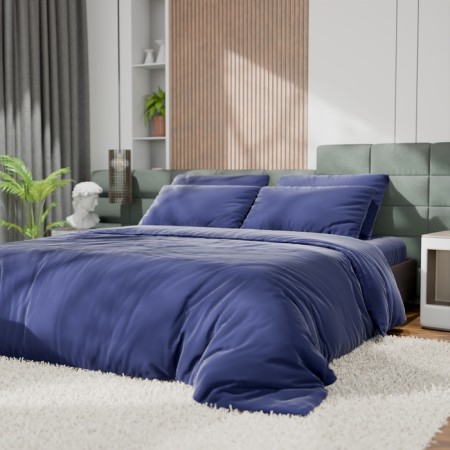 Bedding Ethel 2SP Tencel 180*210cm, 220*245cm, 50*70cm-2pcs, blue color blue-3