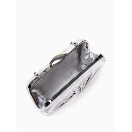 Female bag on farmar, silver color-3