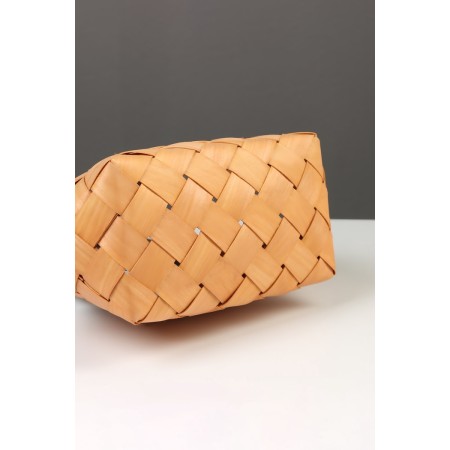 Set 2 pcs of wicker baskets, 30x17x19, 24x14x15 cm handle h = 10 cm, natural-8