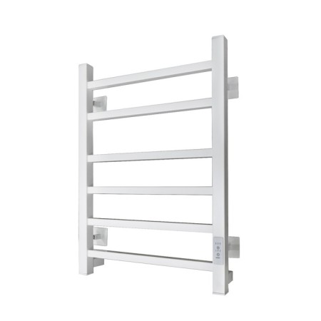 The electric heated towel "Sanprise" Quadro P6, 400x600 mm, universal, white-1