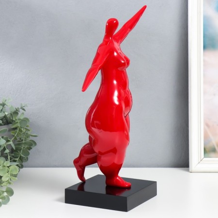 Polystone souvenir "Gorgeous pyster - to meet joy" red 17x28x40 cm-1