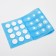 The Kuznetsova applicator, 40 thorns, spanbond, 14 x 32 cm, blue.