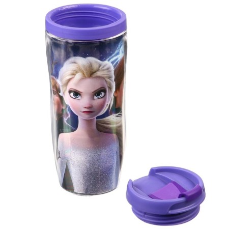 Thermostatic, 350 ml "Anna and Elsa", cold heart-2