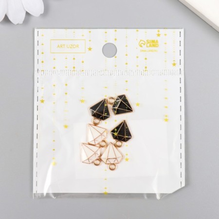 Decor for creativity Metal "Diamond" enamel mix 1.3x1.3 cm-4