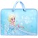 Plastic folder with A4 handles, on a zipper, 80x330x240 mm, cold heart