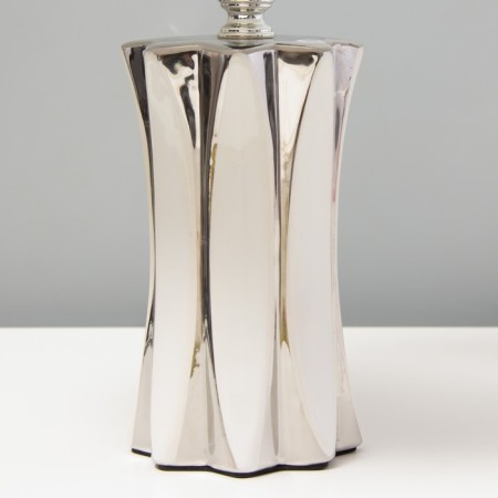 Sabina desktop lamp E14 40W white-silver 20x20x34cm-3