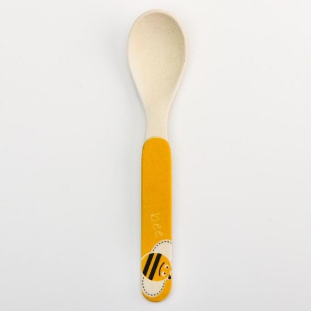 Spoon for feeding, bamboo, color mix-4