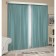 Set of curtains "Canvas", size 200x250 cm, 2 pcs, birus color