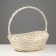 Wicker basket, 39x31x15/42 cm, vine