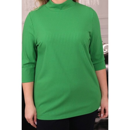 Women's turtleneck, size 52, green color-1