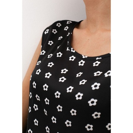 Top female, size 44, black color-2