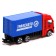 Metal car "truck", 10.5 cm, red color
